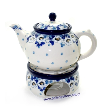 Czajnik 1,2L + Podgrzewacz 15,5cm II Gatunek dek. 2222X Anemony